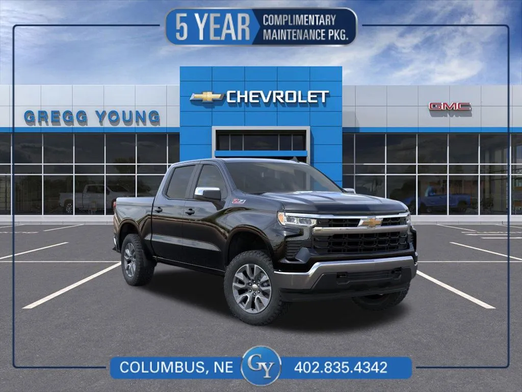 Black 2026 Chevrolet Silverado 1500 LT for sale in Columbus, NE