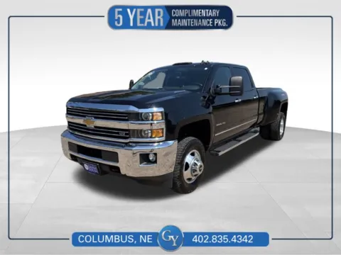 Black 2015 Chevrolet Silverado 3500 HD LTZ for sale in Columbus, NE