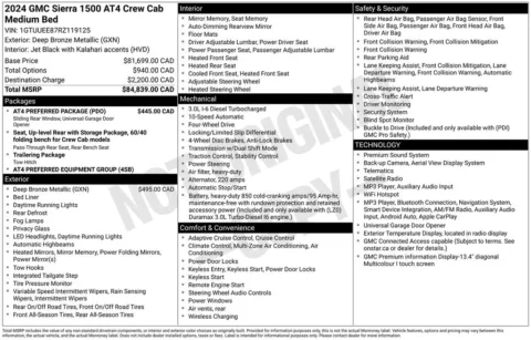 Photos of 2024 GMC Sierra 1500 AT4 for sale in Columbus, NE at Gregg Young Chevrolet GMC of Columbus