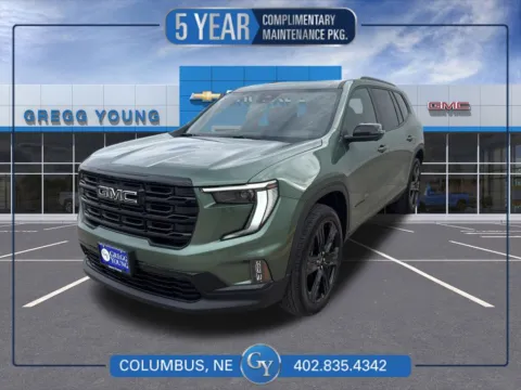 Green 2027 GMC Acadia Elevation for sale in Columbus, NE