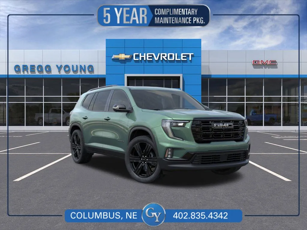 Green 2027 GMC Acadia Elevation for sale in Columbus, NE
