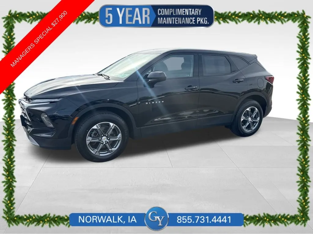 Black 2023 Chevrolet Blazer LT for sale in Norwalk, IA