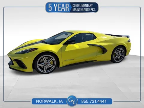 Yellow 2022 Chevrolet Corvette Stingray for sale in Norwalk, IA