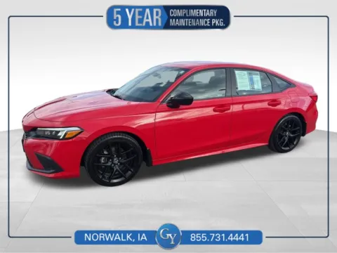 Black 2022 Honda Civic Sport for sale in Norwalk, IA