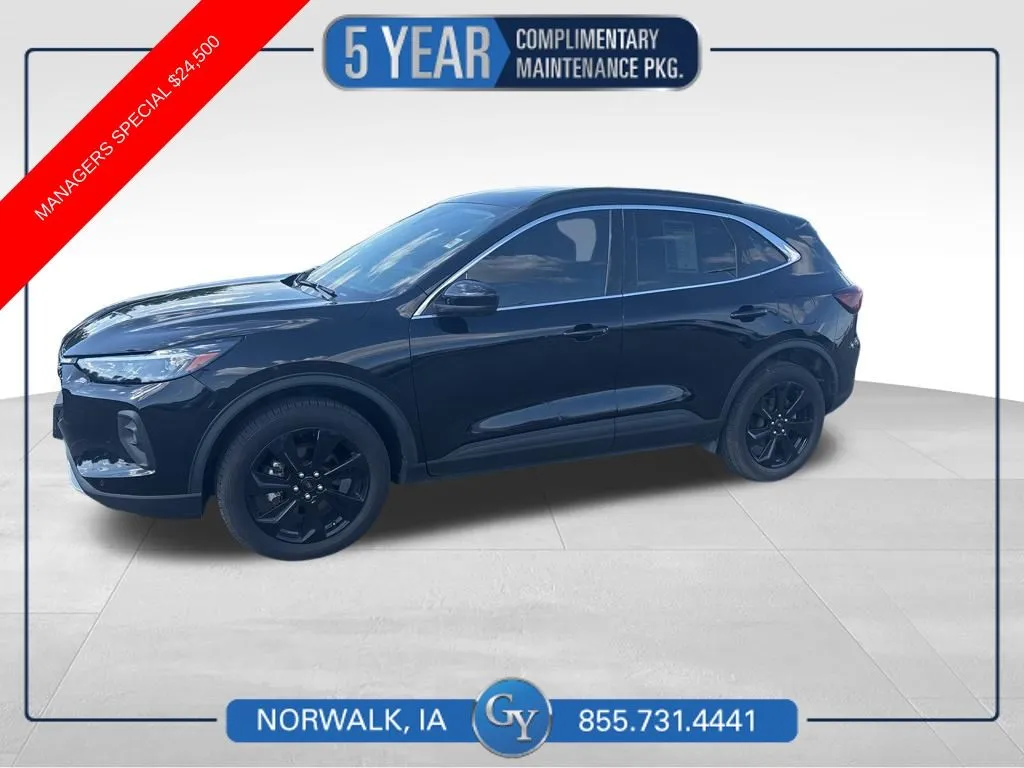 Black 2024 Ford Escape Platinum for sale in Norwalk, IA