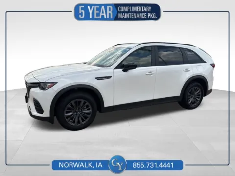 White 2025 Mazda CX-70 3.3 Turbo Preferred for sale in Norwalk, IA