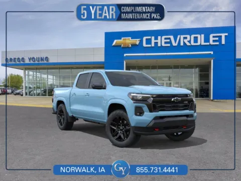 Blue 2025 Chevrolet Colorado Z71 for sale in Norwalk, IA