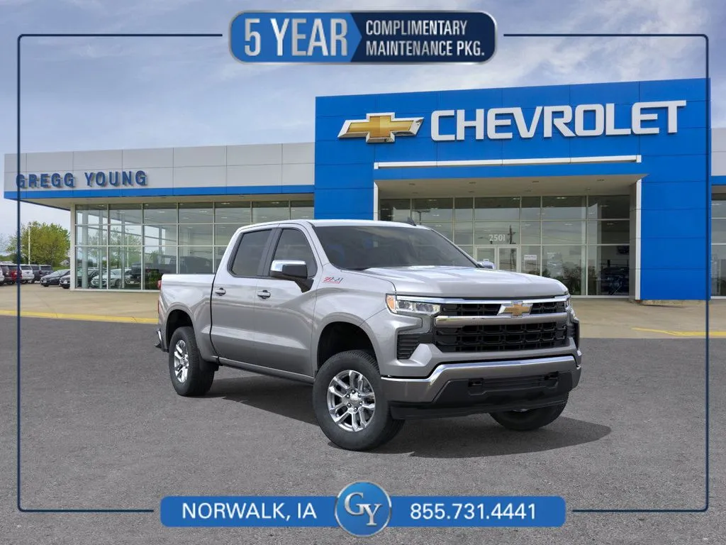 Gray 2026 Chevrolet Silverado 1500 LT for sale in Norwalk, IA