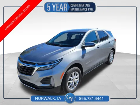 Gray 2024 Chevrolet Equinox LT for sale in Norwalk, IA