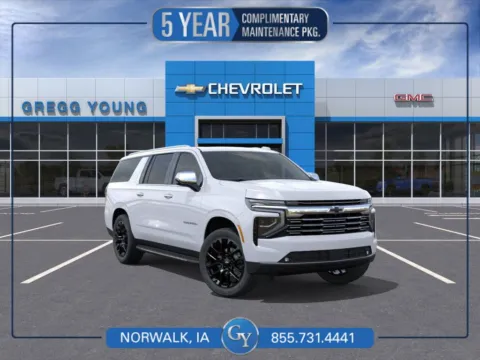 White 2026 Chevrolet Suburban Premier for sale in Norwalk, IA