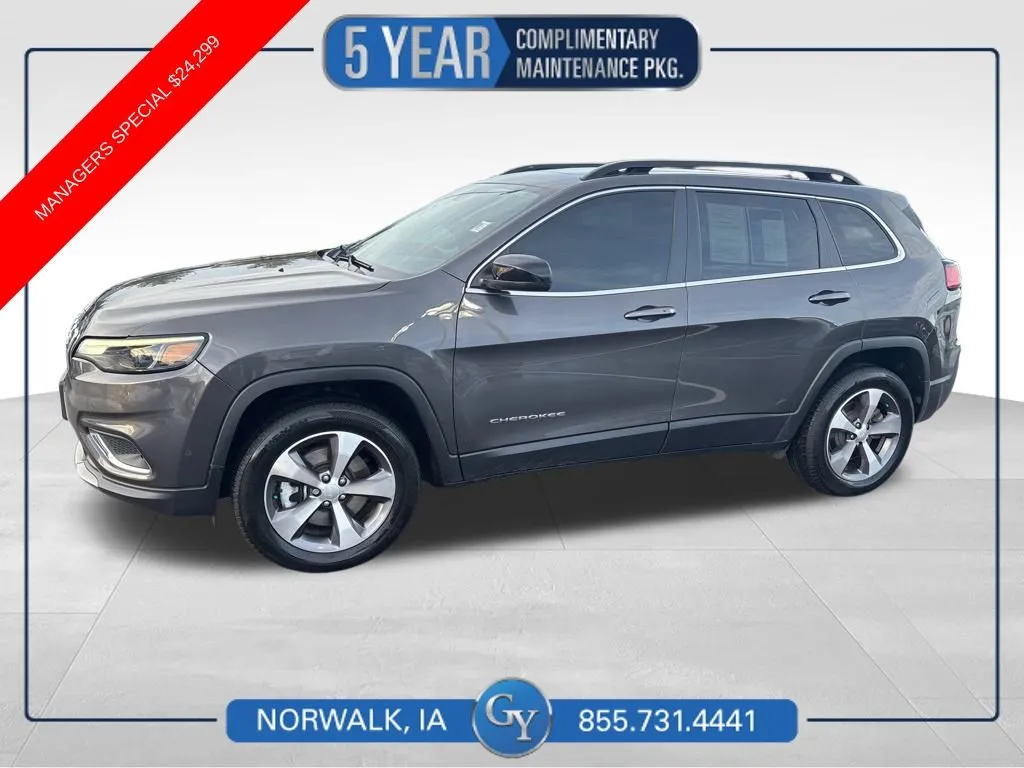 Gray 2022 Jeep Cherokee Limited for sale in Norwalk, IA