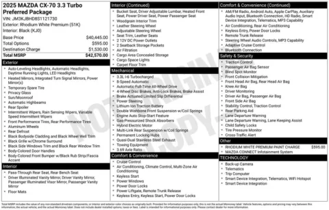 Photos of 2025 Mazda CX-70 3.3 Turbo Preferred for sale in Norwalk, IA at Gregg Young Chevrolet of Norwalk