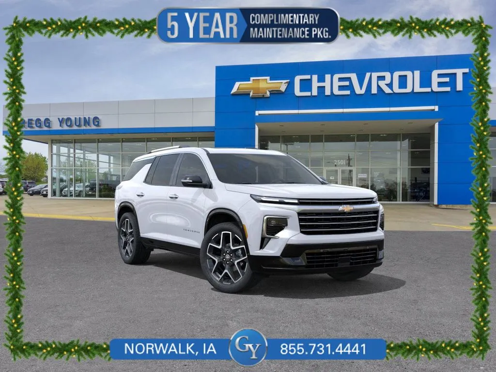 White 2026 Chevrolet Traverse High Country for sale in Norwalk, IA