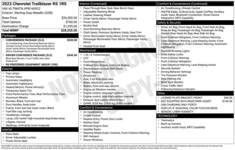 Photos of 2023 Chevrolet TrailBlazer RS for sale in Norwalk, IA at Gregg Young Chevrolet of Norwalk