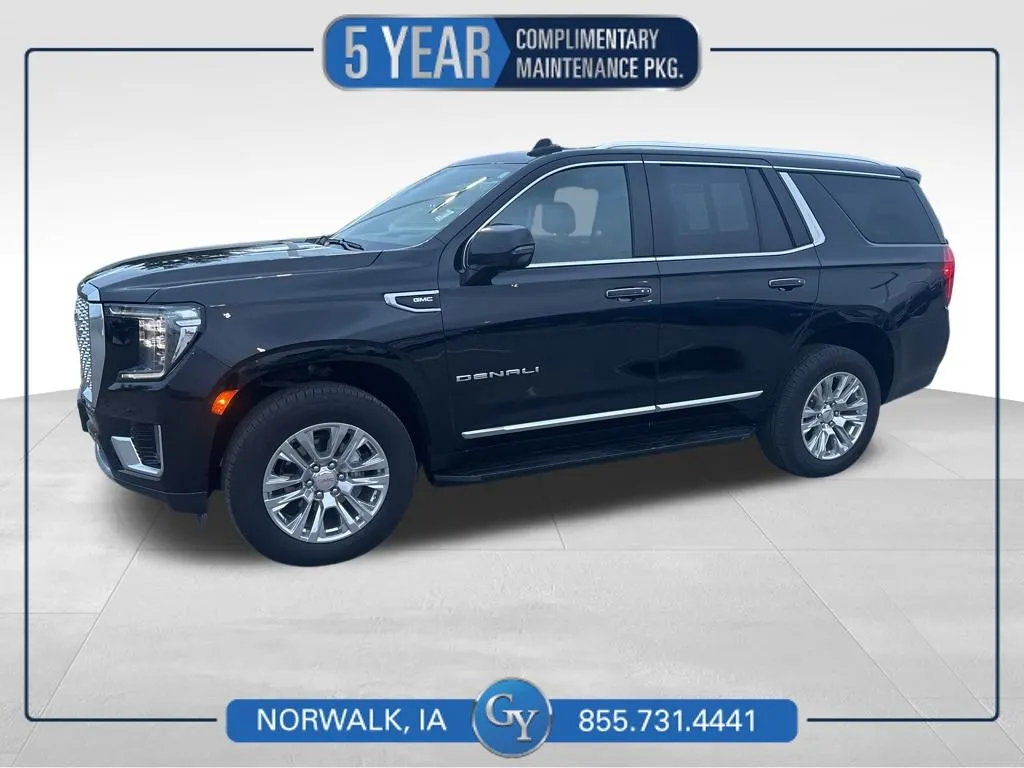 Black 2024 GMC Yukon Denali for sale in Norwalk, IA