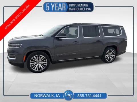 Gray 2024 Jeep Grand Wagoneer L Series III for sale in Norwalk, IA