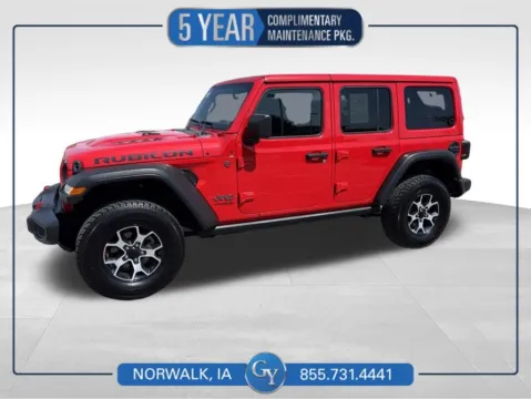Red 2022 Jeep Wrangler Unlimited Rubicon for sale in Norwalk, IA