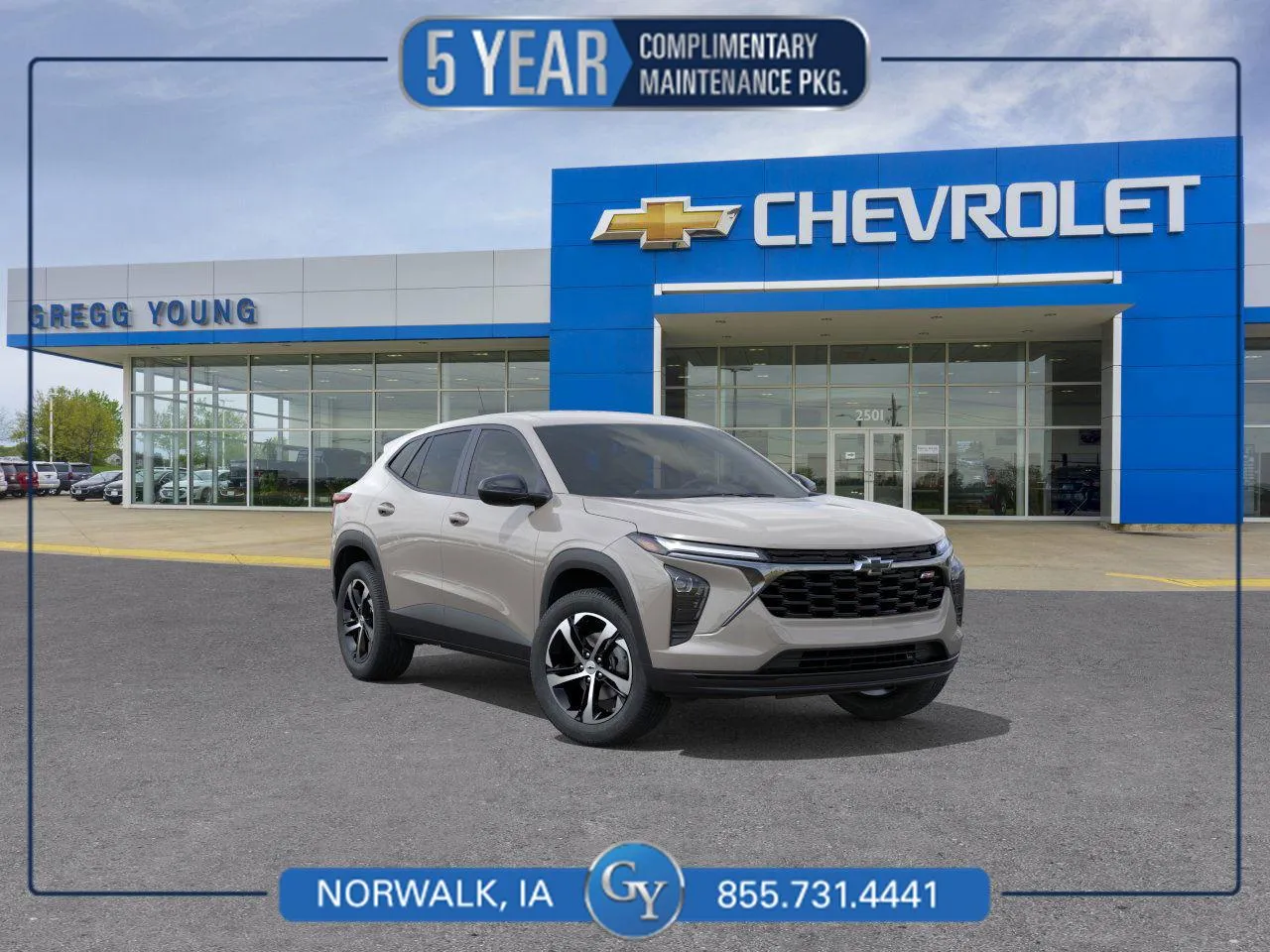 White 2026 Chevrolet Trax 1RS for sale in Norwalk, IA