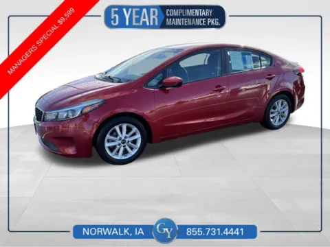 Red 2017 Kia Forte S for sale in Norwalk, IA