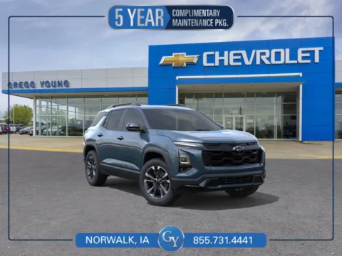 Blue 2026 Chevrolet Equinox RS for sale in Norwalk, IA