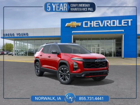 Red 2026 Chevrolet Equinox RS for sale in Norwalk, IA