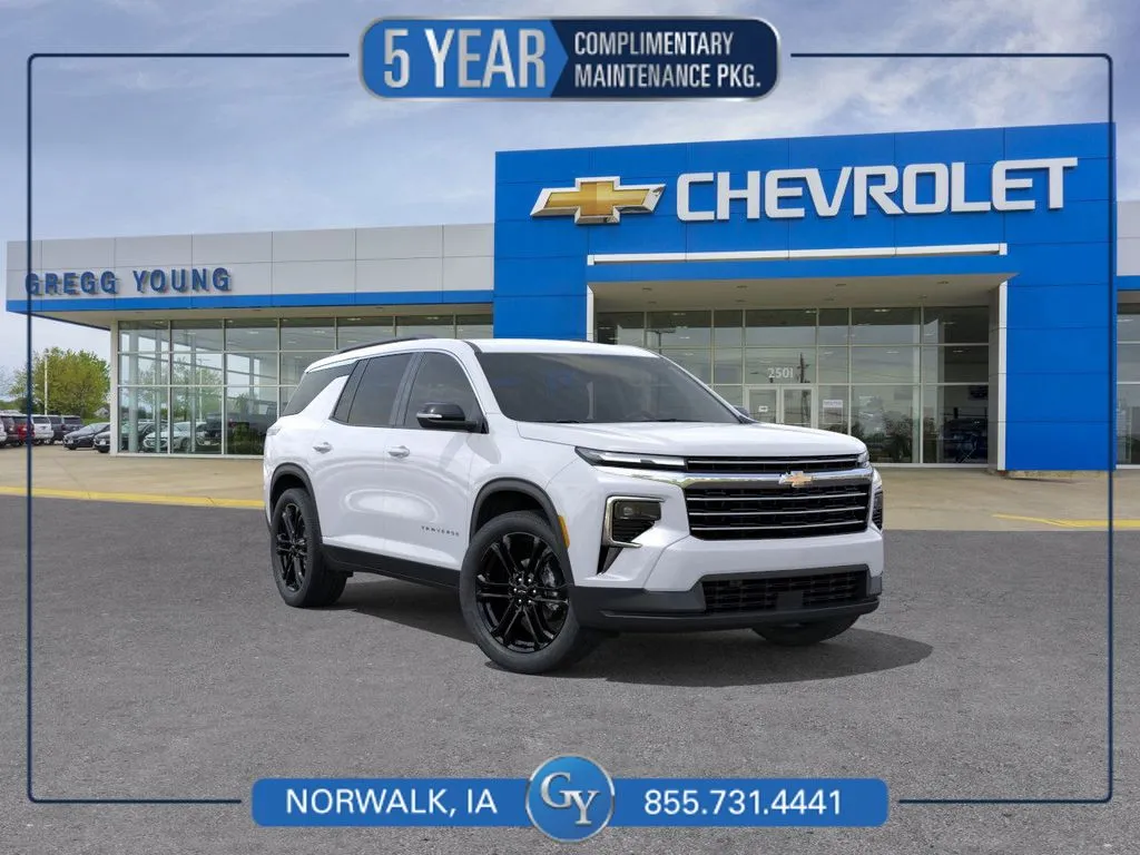 White 2026 Chevrolet Traverse LT for sale in Norwalk, IA
