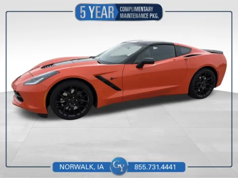 Orange 2019 Chevrolet Corvette Stingray Z51 for sale in Norwalk, IA