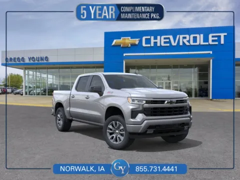 Gray 2026 Chevrolet Silverado 1500 RST for sale in Norwalk, IA