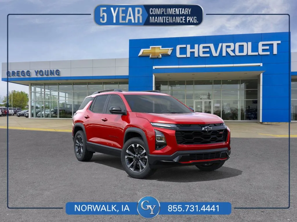 Red 2026 Chevrolet Equinox RS for sale in Norwalk, IA