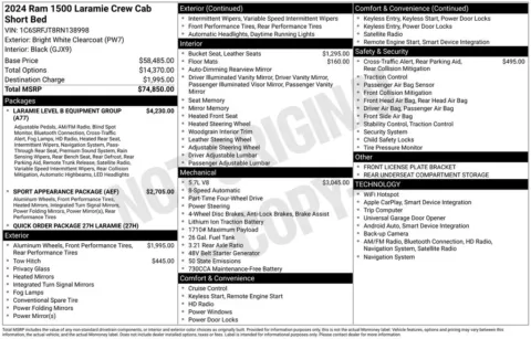 Photos of 2024 Ram 1500 Laramie for sale in Norwalk, IA at Gregg Young Chevrolet of Norwalk