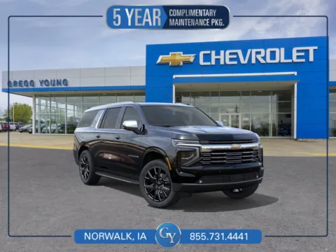 Black 2026 Chevrolet Suburban Premier for sale in Norwalk, IA
