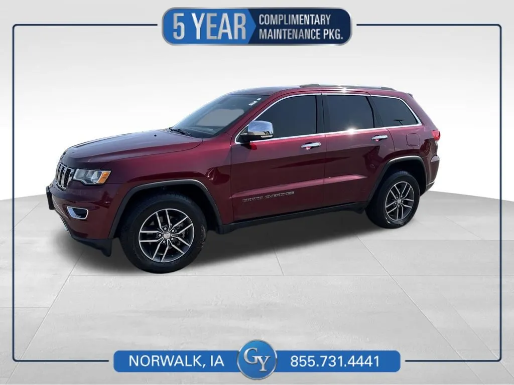 Red 2018 Jeep Grand Cherokee Limited for sale in Norwalk, IA