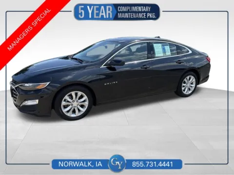 Black 2024 Chevrolet Malibu LT for sale in Norwalk, IA