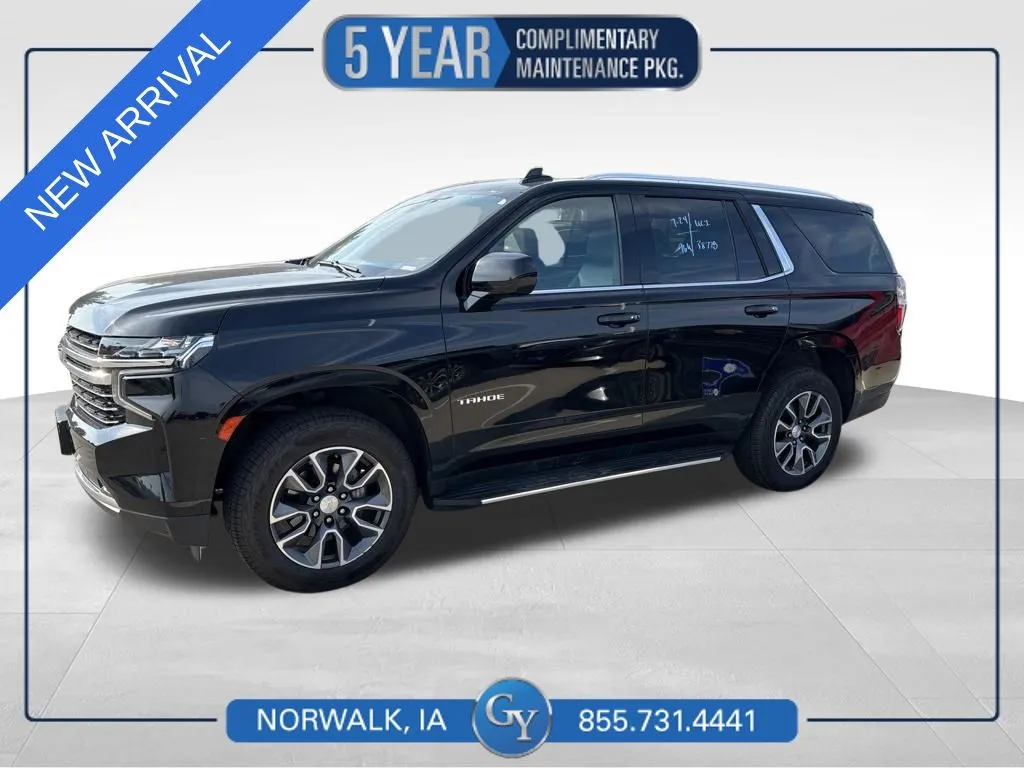 Black 2021 Chevrolet Tahoe LT for sale in Norwalk, IA
