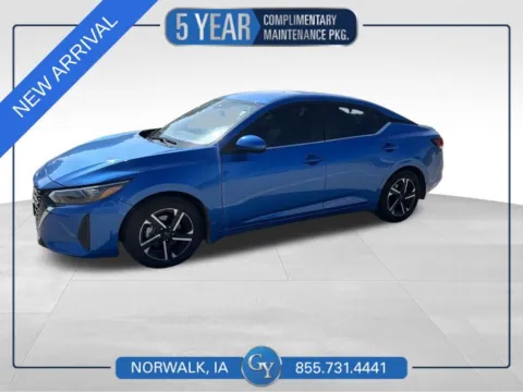 Blue 2025 Nissan Sentra SV for sale in Norwalk, IA