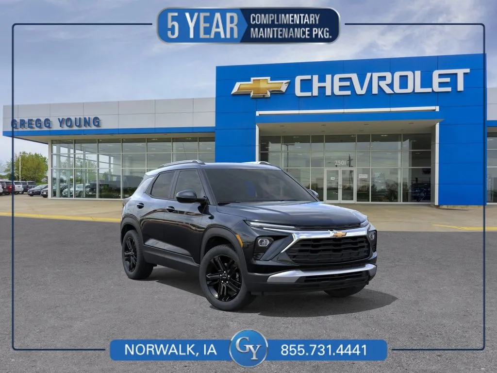 Black 2026 Chevrolet TrailBlazer LT for sale in Norwalk, IA