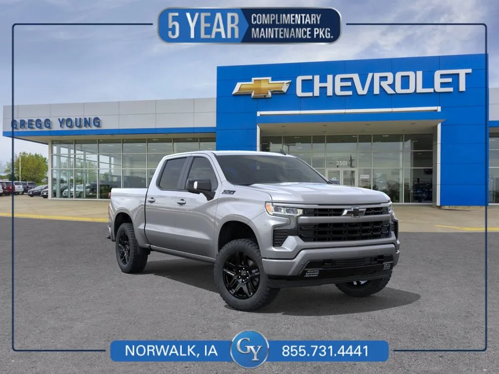 Gray 2026 Chevrolet Silverado 1500 RST for sale in Norwalk, IA