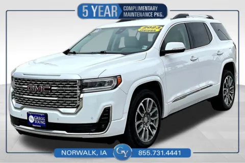 White 2023 GMC Acadia Denali for sale in Norwalk, IA