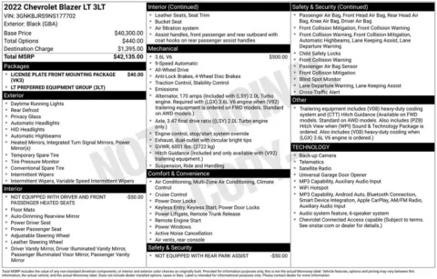 Photos of 2022 Chevrolet Blazer LT for sale in Norwalk, IA at Gregg Young Chevrolet of Norwalk