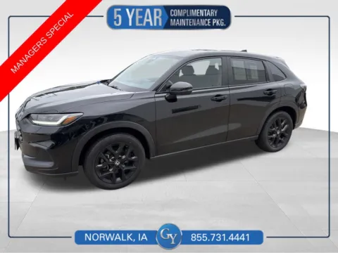 Black 2025 Honda HR-V Sport for sale in Norwalk, IA