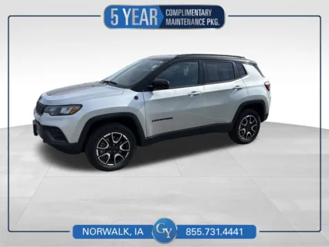 Silver 2025 Jeep Compass Trailhawk for sale in Norwalk, IA