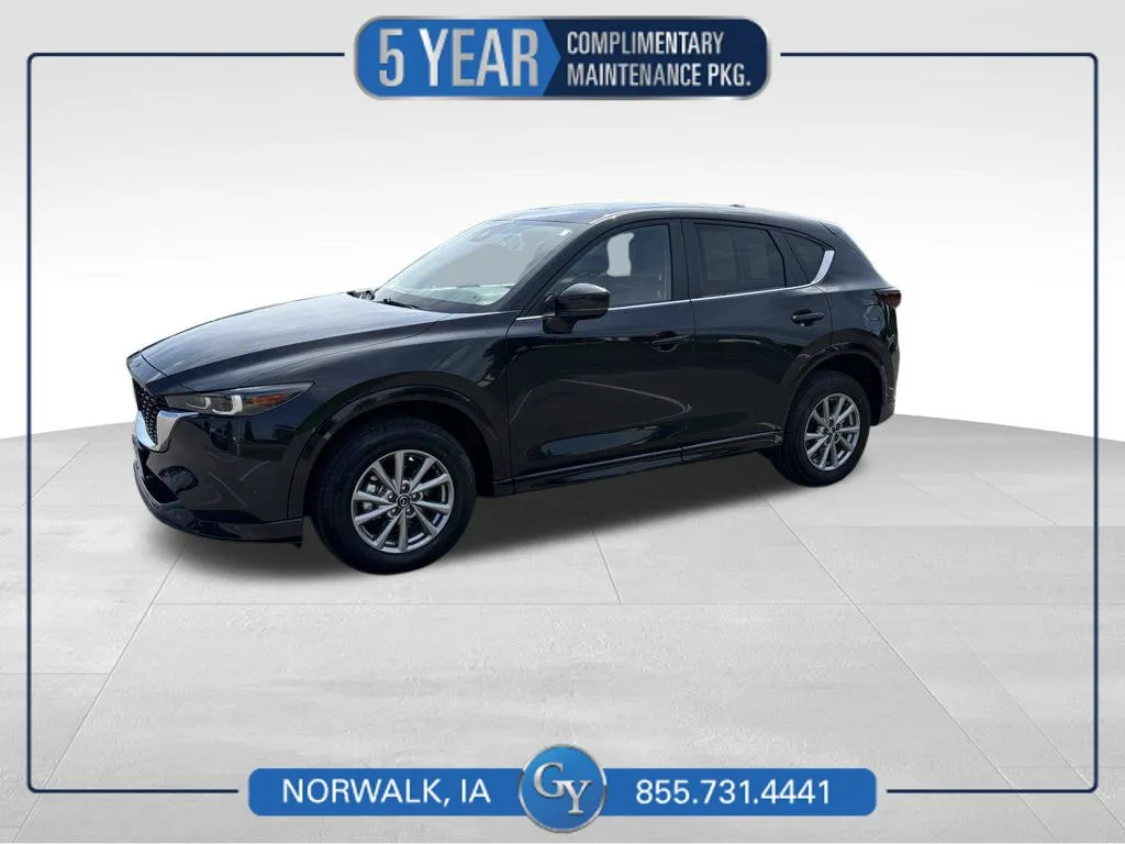 Black 2025 Mazda CX-5 2.5 S Preferred Package for sale in Norwalk, IA