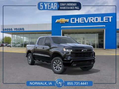 Black 2026 Chevrolet Silverado 1500 RST for sale in Norwalk, IA