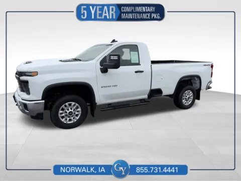 White 2026 Chevrolet Silverado 2500 HD Work Truck for sale in Norwalk, IA