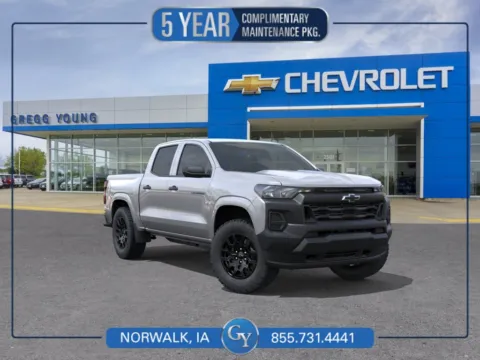 Gray 2026 Chevrolet Colorado Work Truck for sale in Norwalk, IA