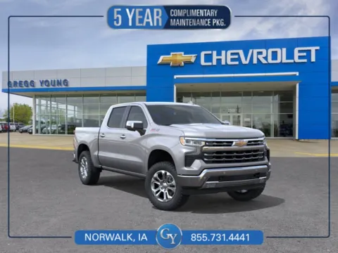 Gray 2026 Chevrolet Silverado 1500 LTZ for sale in Norwalk, IA
