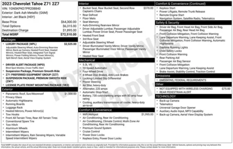 Photos of 2023 Chevrolet Tahoe Z71 for sale in Norwalk, IA at Gregg Young Chevrolet of Norwalk