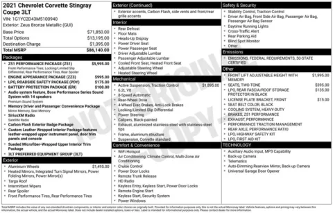 Photos of 2021 Chevrolet Corvette Stingray for sale in Norwalk, IA at Gregg Young Chevrolet of Norwalk
