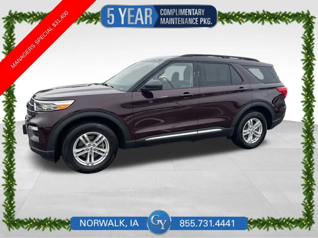 Red 2023 Ford Explorer XLT for sale in Norwalk, IA