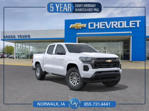 White 2026 Chevrolet Colorado LT for sale in Norwalk, IA